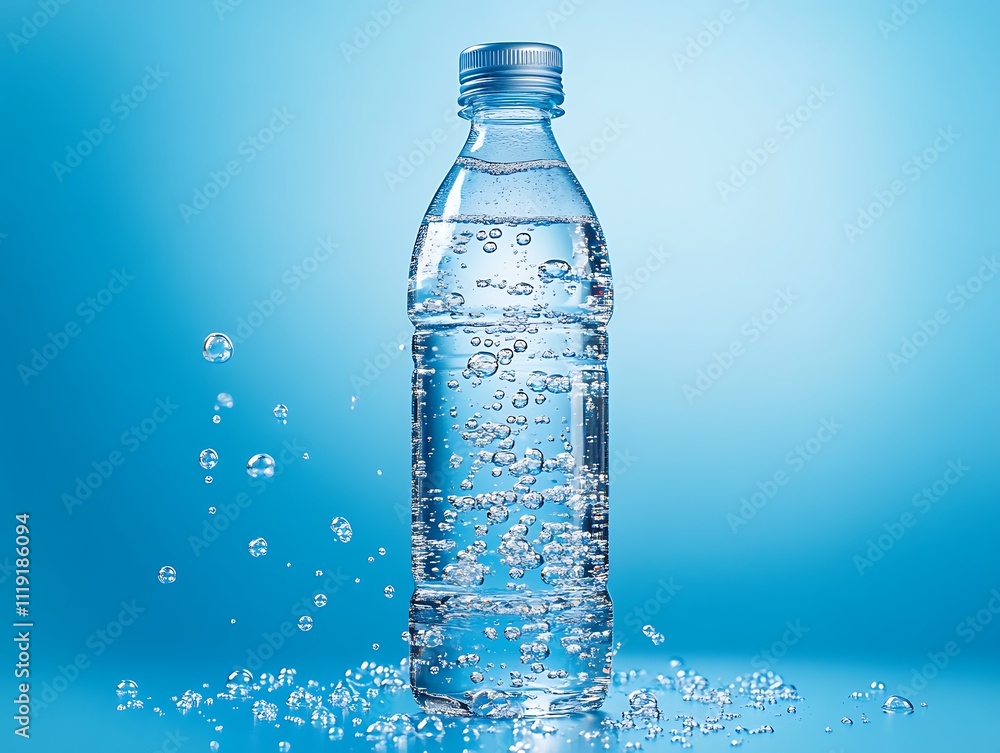 Pure Hydration: A Crystal Clear Bottle of Fresh Water Pure Hydration: A Crystal Clear Bottle of Fresh Water