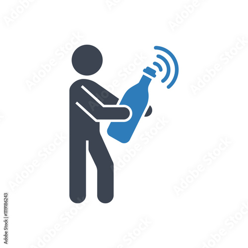 Bottle Signal Alert icon