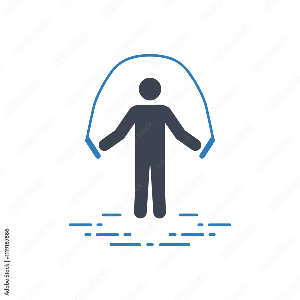 Skipping Rope Movement icon Skipping Rope Movement icon