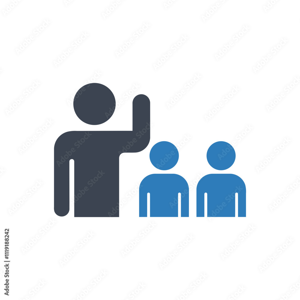 Instructor Teaching Group icon Instructor Teaching Group icon