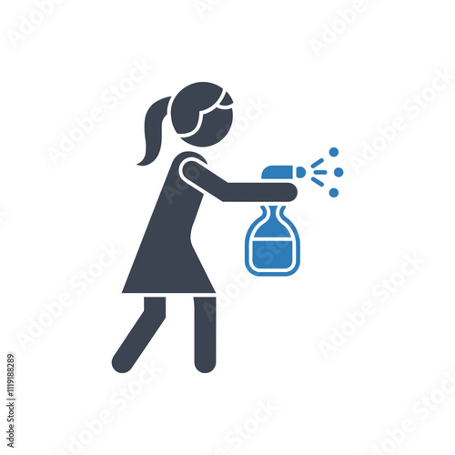 Stylish Cleaning Spray icon