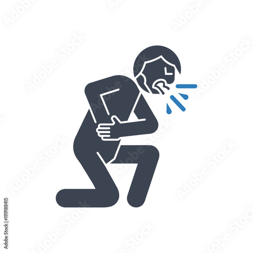 Coughing Figure icon