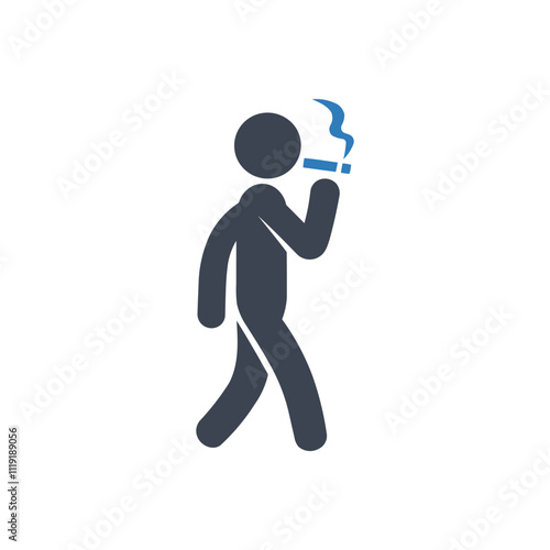 Walking Smoker Status icon