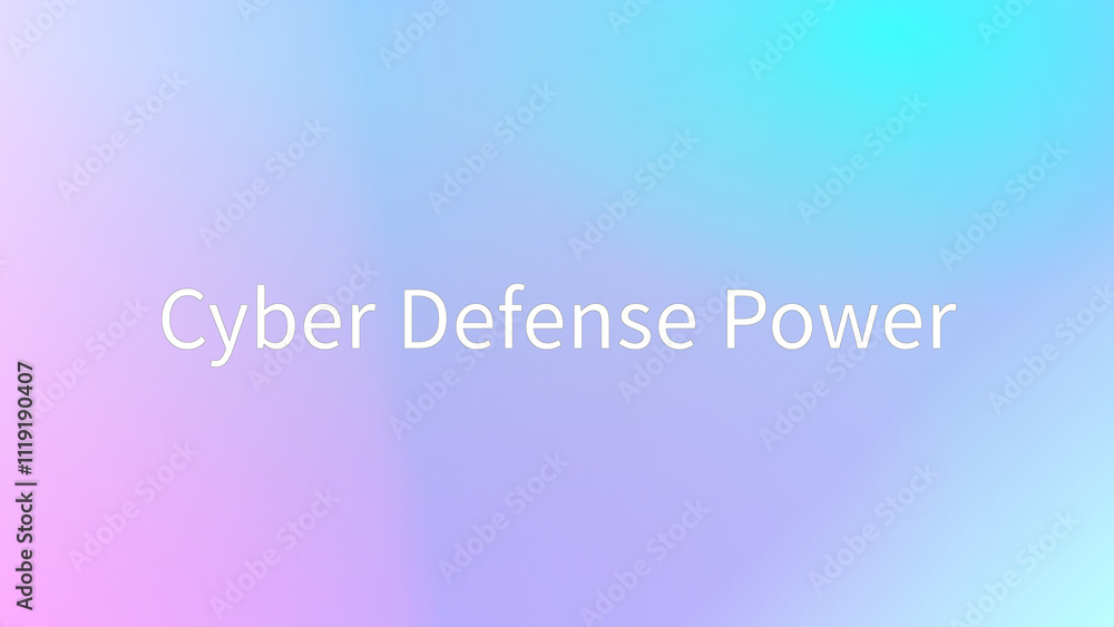 Cyber Defense Power のグラデーション背景イラストイラスト Cyber Defense Power のグラデーション背景イラストイラスト