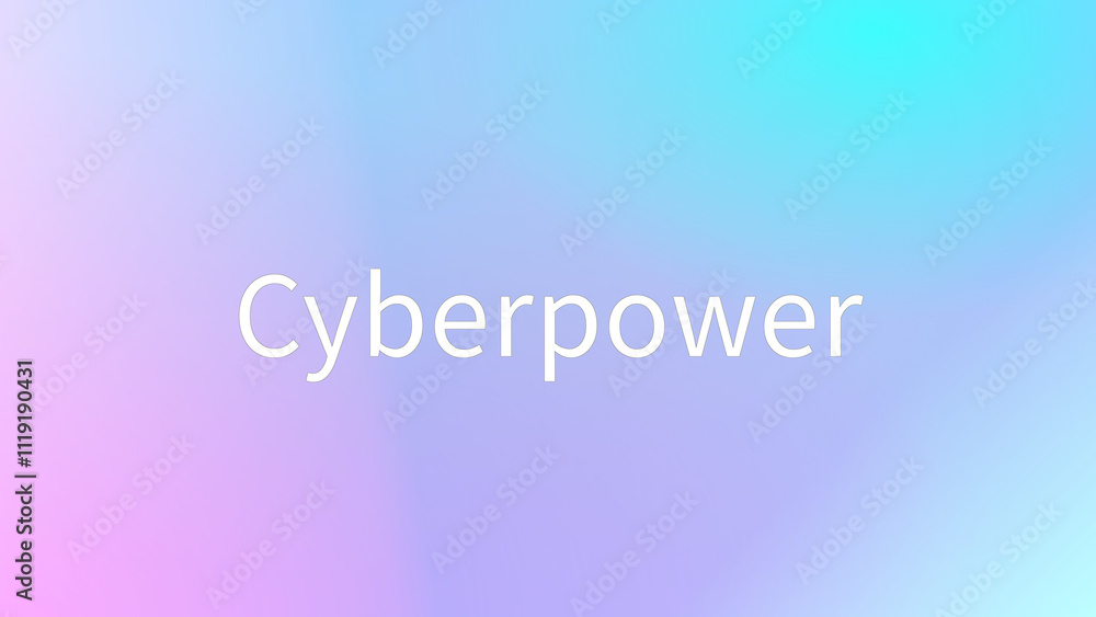 Cyberpower のグラデーション背景イラストイラスト Cyberpower のグラデーション背景イラストイラスト