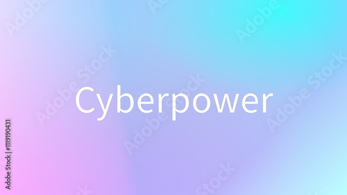 Cyberpower のグラデーション背景イラストイラスト