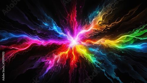 abstract background with lights