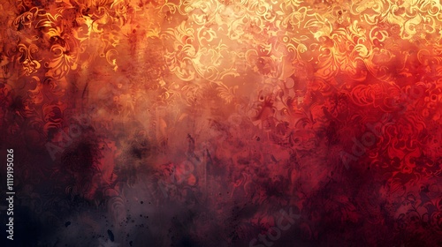 Abstract fiery red and orange texture background.