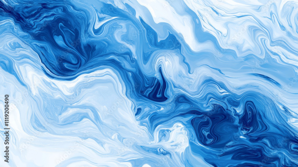 Abstract blue wave design on a white backdrop. Premium wave background for banners, posters or wallpaper. Abstract blue wave design on a white backdrop. Premium wave background for banners, posters or wallpaper.