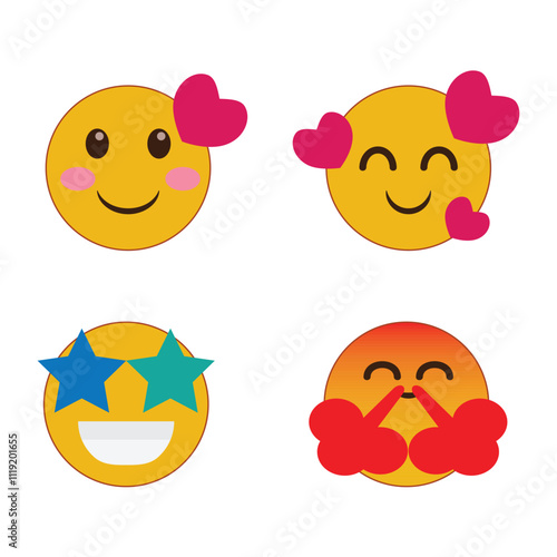 Mixed emoji set

