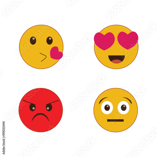 Mixed emoji set
