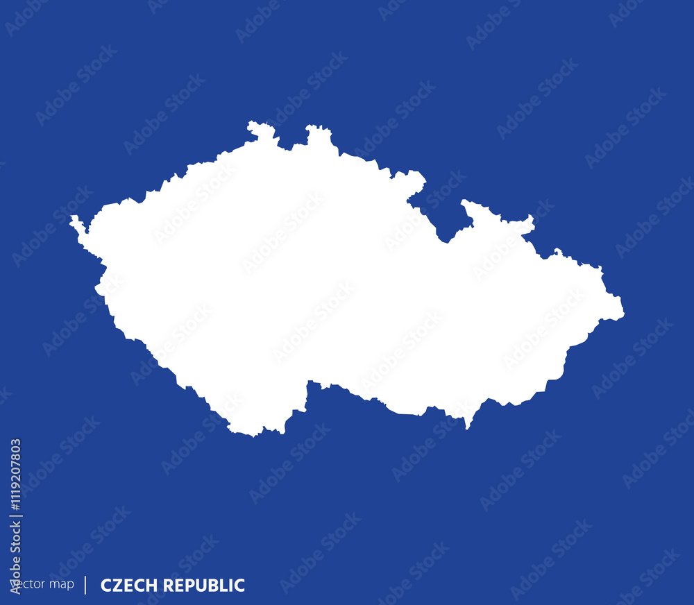 High Detailed Vector Map - Czech Republic High Detailed Vector Map - Czech Republic
