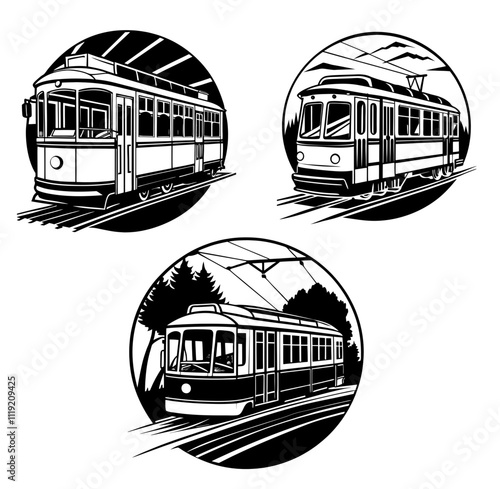 tram in the city