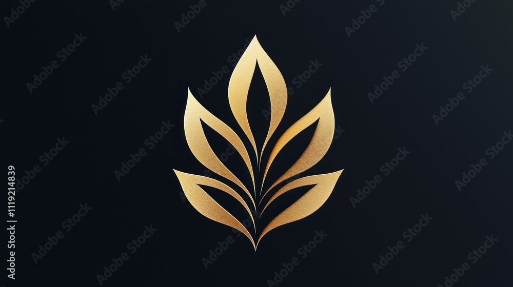 Chic luxury logo with sleek, modern design, incorporating elegant gold or white tones Chic luxury logo with sleek, modern design, incorporating elegant gold or white tones