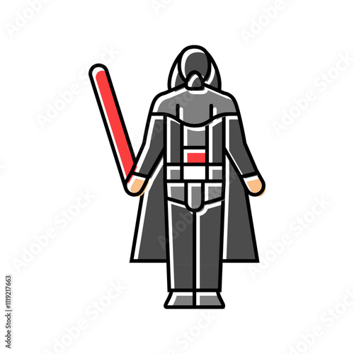 movie cosplay male color icon vector. movie cosplay male sign. isolated symbol illustration