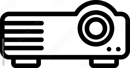Projector Line Icon