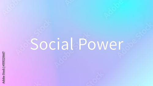 Social Power のグラデーション背景イラストイラスト