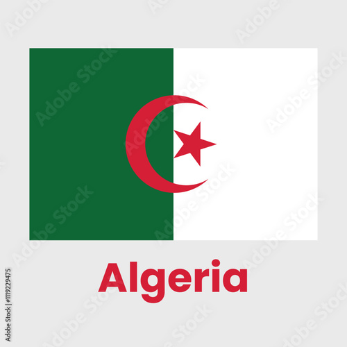 Free Download Algeria country flag design - GFXLoad