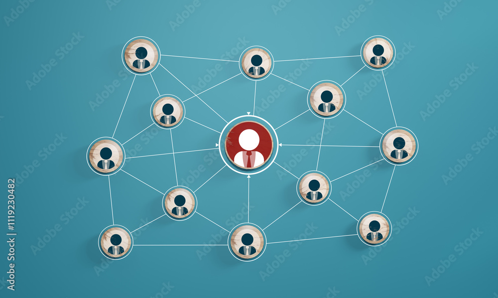 Human resource management, HRM and recruitment business concept. Focus Manager icon, One employee for leadership services. Human resource management, HRM and recruitment business concept. Focus Manager icon, One employee for leadership services.