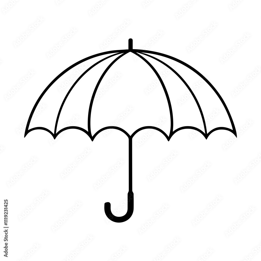 umbrella silhouette icon vector umbrella silhouette icon vector