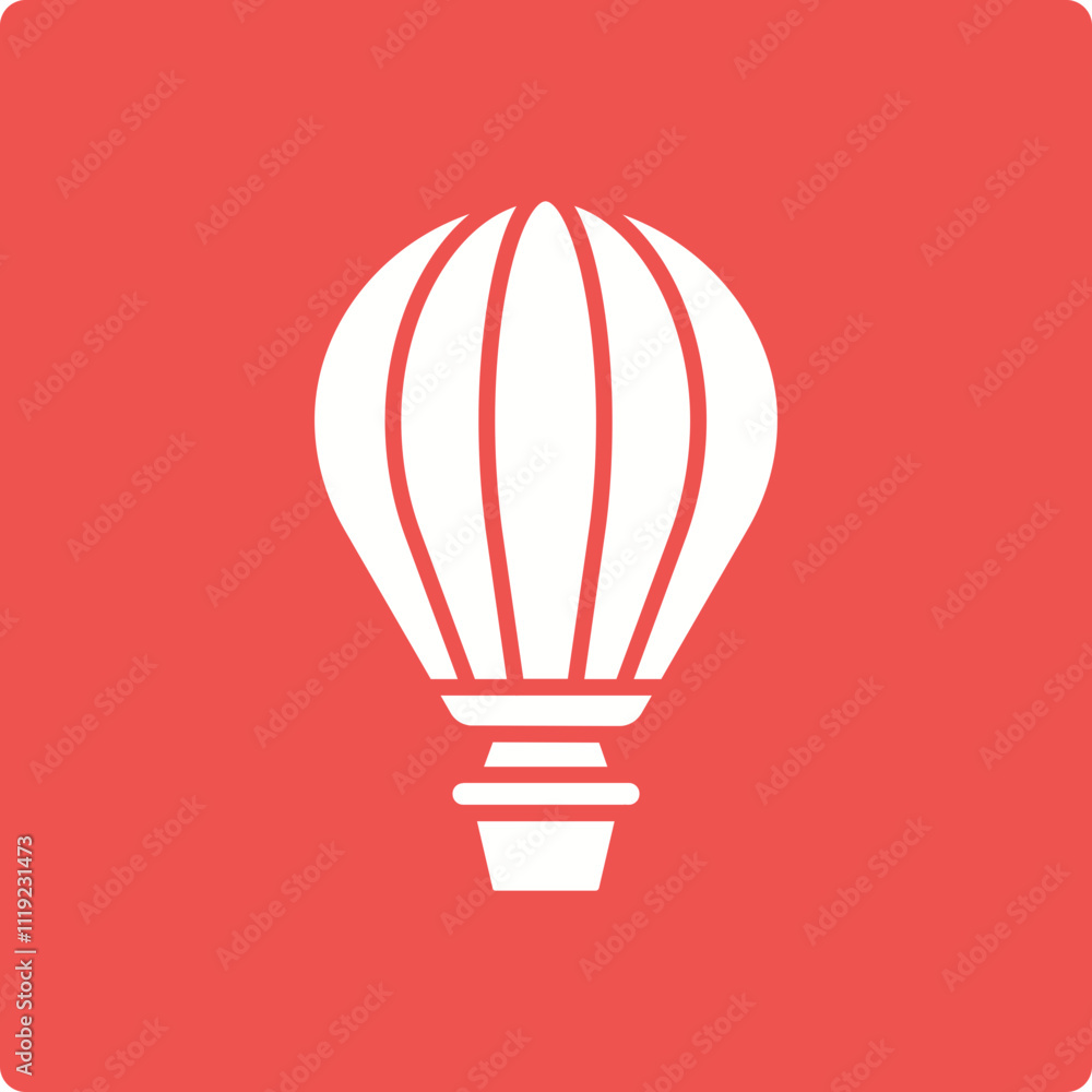 Hot Air Balloon Icon Hot Air Balloon Icon