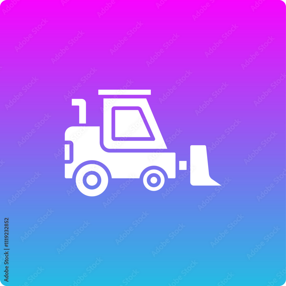 Naklejka premium Loader Truck Icon