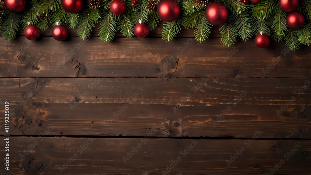 Christmas decoration wooden background art Christmas decoration wooden background art
