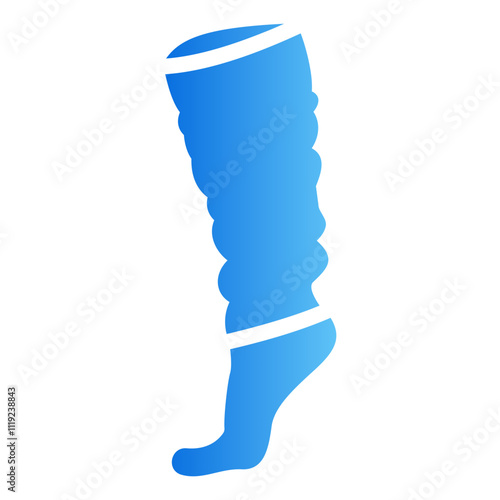 leg warmer Gradient icon