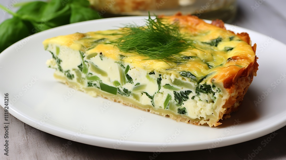 spinach and cheese quiche