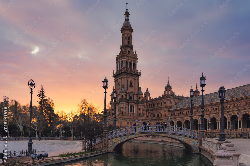 Naklejka premium Plaza de España Sevilla