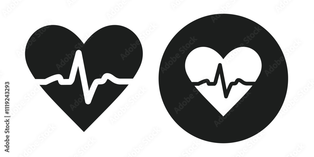 Healthcare and health care heart icon Healthcare and health care heart icon