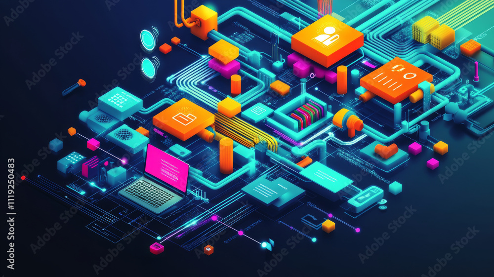 A vibrant, dynamic cover photo featuring a digital marketing theme with plumbing elements. Show a plumber and digital icons connected by flowing water pipes. A vibrant, dynamic cover photo featuring a digital marketing theme with plumbing elements. Show a plumber and digital icons connected by flowing water pipes.