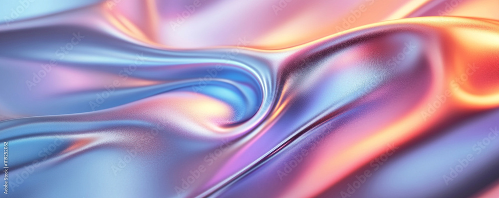 Naklejka premium Shiny metallic backdrop with subtle gradient and smooth texture