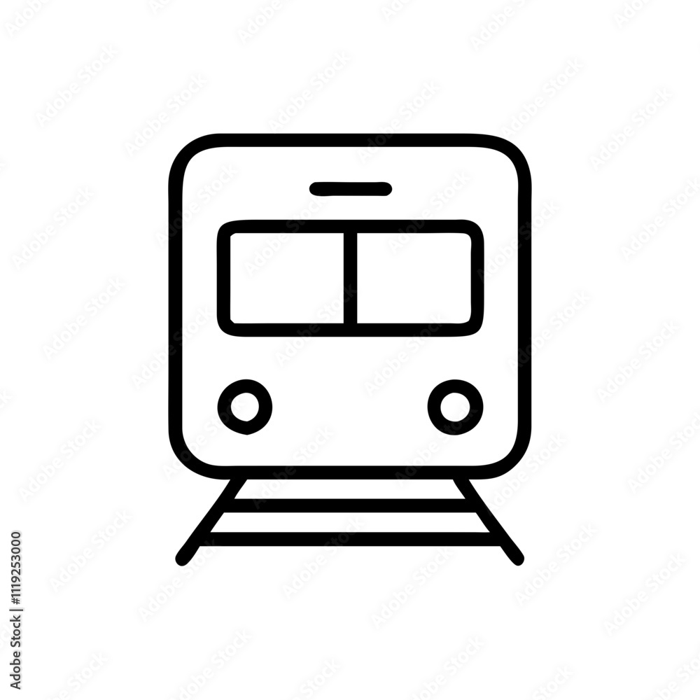 Train Icon - Transportation, Rail Travel, Commuting, Railway, Travel Train Icon - Transportation, Rail Travel, Commuting, Railway, Travel