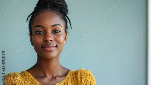 Portrait of a person with a confident and assured expression