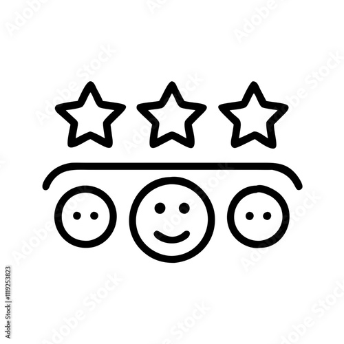 Net Promoter Score (NPS) Scale Icon – Customer Satisfaction, Feedback Metrics, Loyalty Tracking