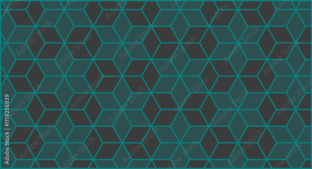 Naklejka premium Hexagonal Pattern