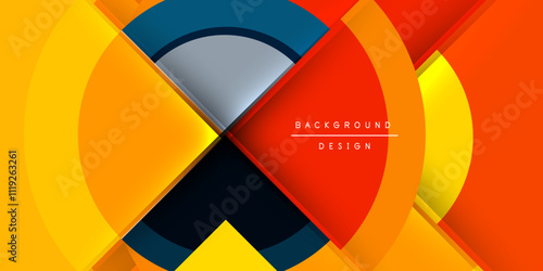 Target circle geometric abstract shapes. Vector Illustration For Wallpaper, Banner, Background, Card, Book Illustration, landing page