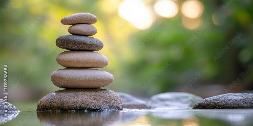Isolated balance stone tower showcasing a carefully arranged stack of stones, emphasizing the art of balance. This balance stone tower illustrates the beauty of stability in nature. Isolated balance stone tower showcasing a carefully arranged stack of stones, emphasizing the art of balance. This balance stone tower illustrates the beauty of stability in nature.