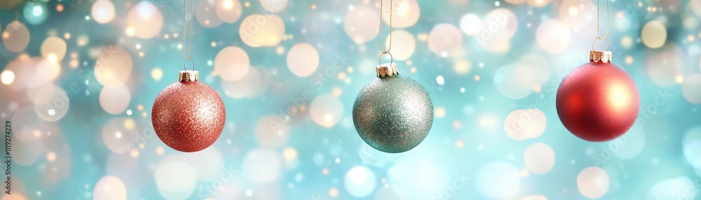 Heartfelt greetings on a digital card adorned with glowing festive ornaments in soft, warm tones. Heartfelt greetings on a digital card adorned with glowing festive ornaments in soft, warm tones.