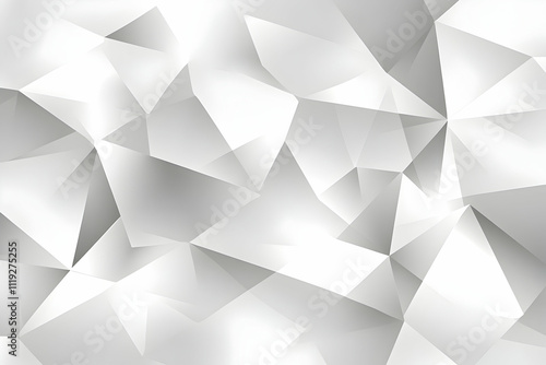 Abstract grayscale low-poly background.