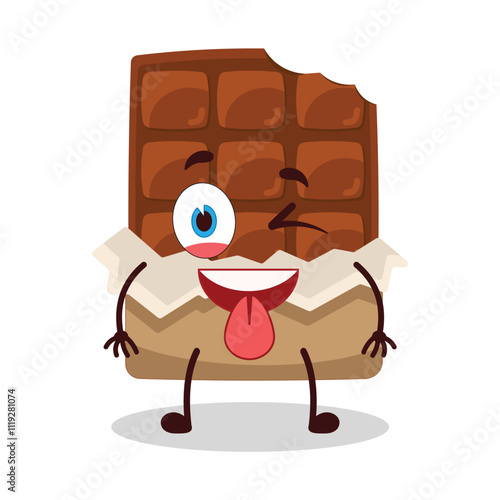 cute teased expression of sweet potato cartoon character