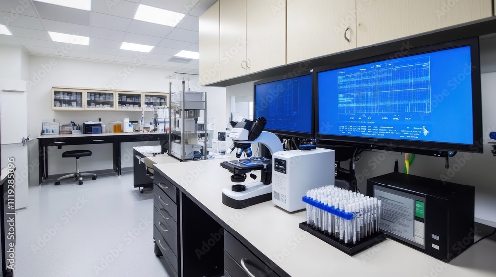 Modern Laboratory Interior Modern Laboratory Interior