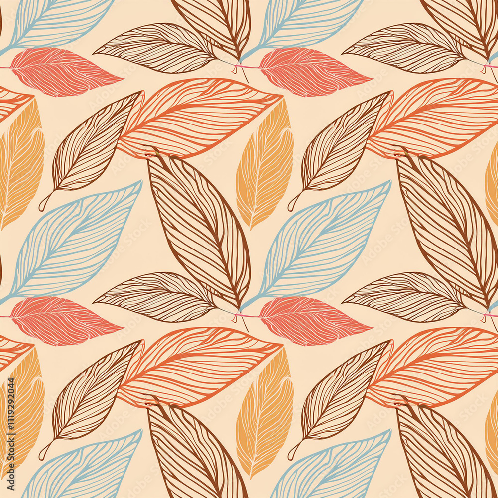 Leaf pattern, seamless wallpaper, background summer, seamless texture, seamless pattern, floral pattern Leaf pattern, seamless wallpaper, background summer, seamless texture, seamless pattern, floral pattern