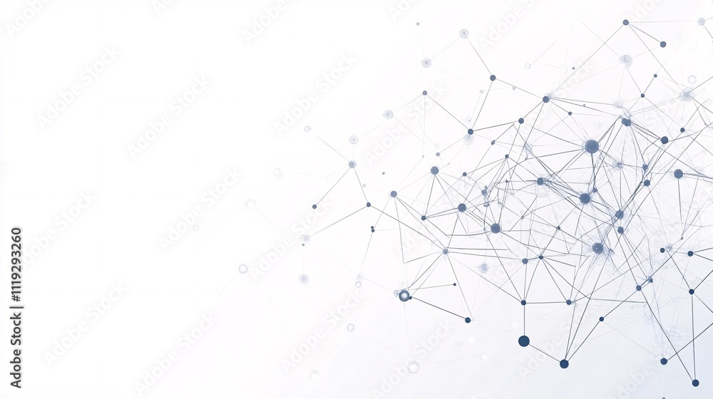 Abstract network connection background with nodes and lines. Abstract network connection background with nodes and lines.