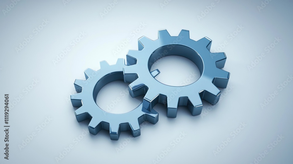 A simple icon of two gears interlocking, symbolizing collaboration and teamwork. A simple icon of two gears interlocking, symbolizing collaboration and teamwork.