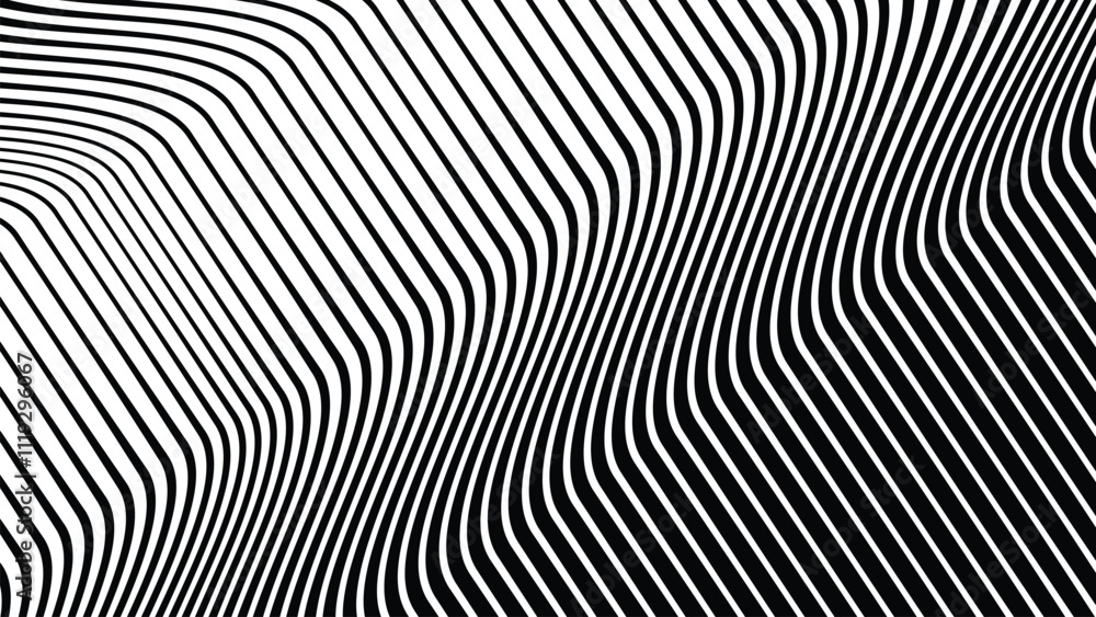 Black and white stripes with liquify lines abstract background for backdrop or fabric style Black and white stripes with liquify lines abstract background for backdrop or fabric style