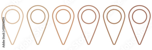 pin map icon. pin location icon vector