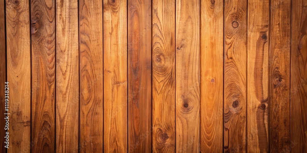 Fototapeta premium Rich Brown Wooden Planks Background Texture for Design Projects