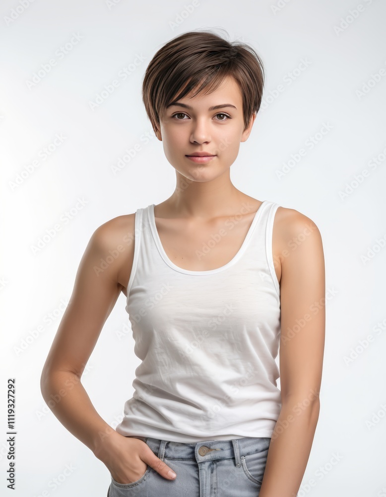 Fit woman in white athletic wear, suitable for fitness, wellness, and sportsrelated content, ideal for health and lifestyle blogs and websites. Fit woman in white athletic wear, suitable for fitness, wellness, and sportsrelated content, ideal for health and lifestyle blogs and websites.